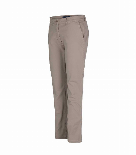 PANTALON CASUAL SLIM MUJER BEIGE - T/48