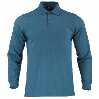 POLERA DRYFRESH HOMBRE M/LARGA AZUL PIEDRA - T/M