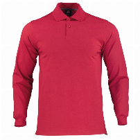 POLERA DRYFRESH HOMBRE M/LARGA ROJO - T/M