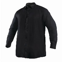CAMISA OXF. CLASSIC 55/45 M/LARGA NEGRO - T/XL