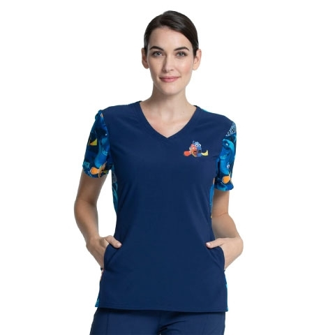 TOP MUJER TOONIFORMS PRINTS TF748 NEMO - T/M