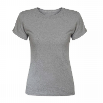 POLO MUJER M/CORTA SPANDEX GRIS - T/M