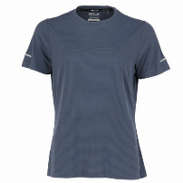 POLERA SIMOS ANTIBACTERIAL M/CORTA MUJER AZUL ACERO - T/S