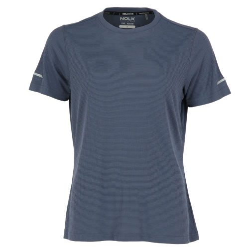 POLERA SIMOS ANTIBACTERIAL M/CORTA MUJER AZUL ACERO - T/L