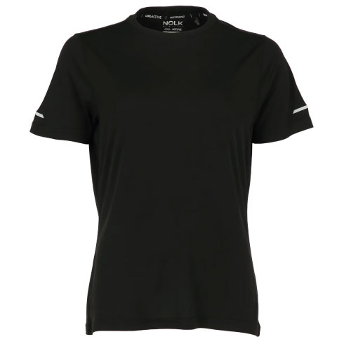POLERA SIMOS ANTIBACTERIAL M/CORTA MUJER NEGRO - T/S