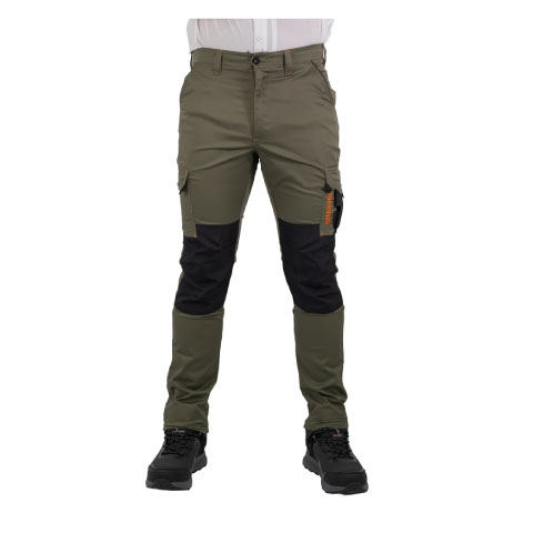 PANTALON CARGO DAKOTA SPANDEX VERDE OLIVA  T/XXL