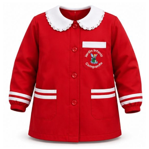 DELANTAL J. CAMPANITA NEW ROJO - T/3