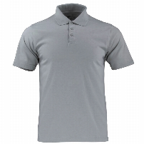 POLERA SMOOTH C/CUELLO HOMBRE M/CORTA GRIS - T/XXL