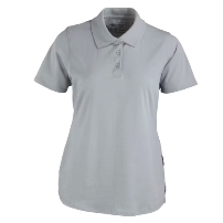 POLERA SMOOTH C/CUELLO MUJER M/CORTA GRIS - T/M