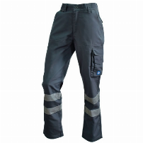 PANTALON GAB. CARGO TRAB. C/REFLEC. GRIS - T/S