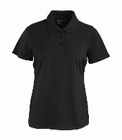 POLERA SMOOTH C/CUELLO MUJER M/CORTA NEGRO - T/3XL