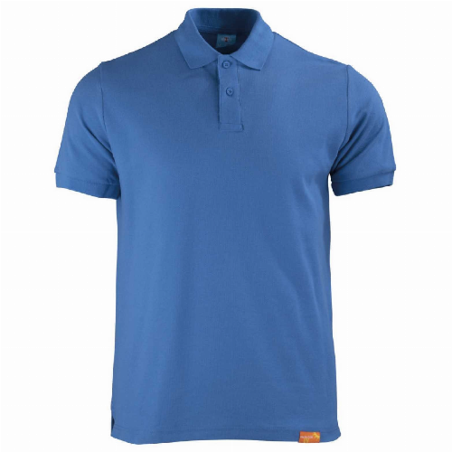 POLERA PIQUE HOMBRE M/CORTA 80/20 AZULINO - T/3XL