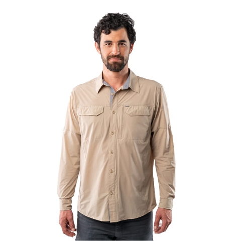 CAMISA OUTDOOR SPANDEX ANTAKARI BEIGE - T/S