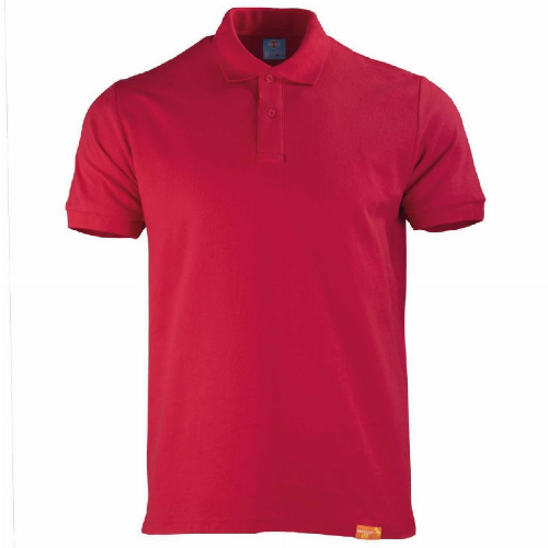 POLERA PIQUE HOMBRE M/CORTA 80/20 ROJO - T/3XL