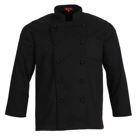 CHAQUETA CHEF GABARDINA NEGRO - T/3XL