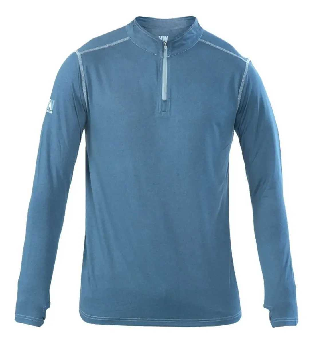 POLERA DRY FIT SPX M/LARGA HOMBRE AZUL ROYAL - T/XXL