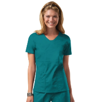 TOP MUJER CORE STRETCH 24703 M/CORTA AZUL PETROLEO - T/XL