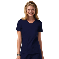TOP MUJER CORE STRETCH 24703 M/CORTA AZUL. - T/M