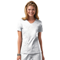 TOP MUJER CORE STRETCH 24703 M/CORTA BLANCO - T/XL