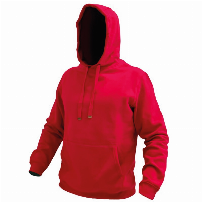 POLERON HOODIE CANGURO UNISEX ROJO T/L