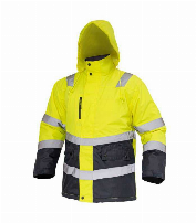 PARKA TERMICA C/REFLECTANTE -  AMARILLO/GRIS - T/3XL